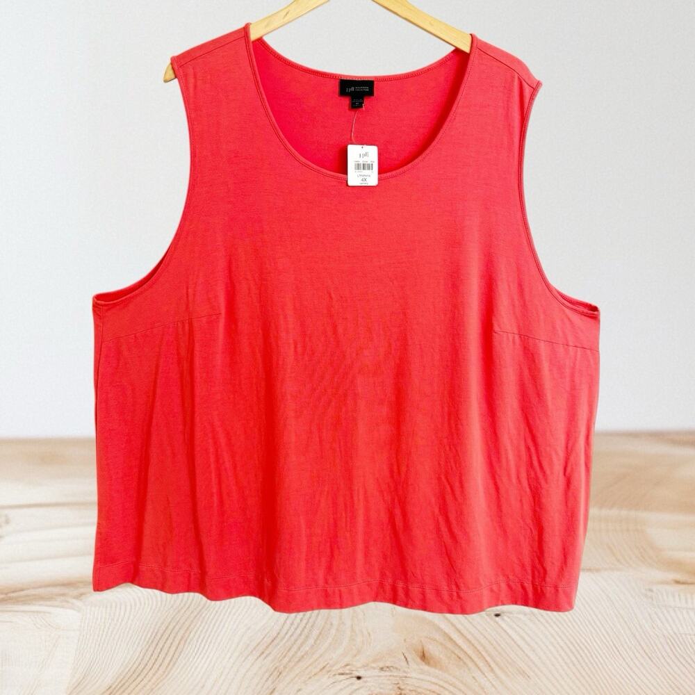 J.Jill Wearever Layering Tank Women Size 4X Womens Papaya NWT Super Comfy